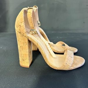 Schutz Cork Heels Size 37.5